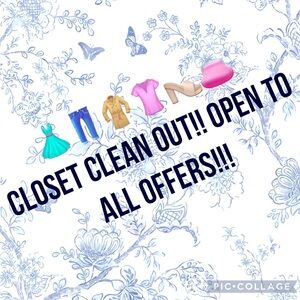 👗👚 Closet clean out!! Open to offers!! 🫵🏻😃